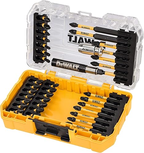 DEWALT DT70731T-QZ - EXTREME FlexTORQ Set di avvitatori da 37 pezzi - Punte per avvitatori resistenti per avvitatori a percussione - Honorern