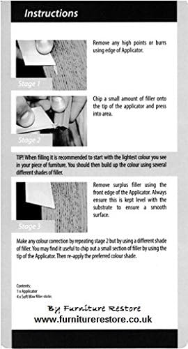 Mobili/laminato/armadio da cucina/piano di lavoro di riparazione morbido cera di riempimento kit nero, bianco, grigio antracite e grigio finestra di mobili restore - Honorern