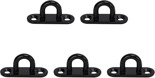 5 Pcs Gancio da Soffitto,5mm Ganci per Soffitto Piastra in Acciaio Inossidabile,Ganci per Soffitto Heavy Duty per Attività All'Aperto - Honorern