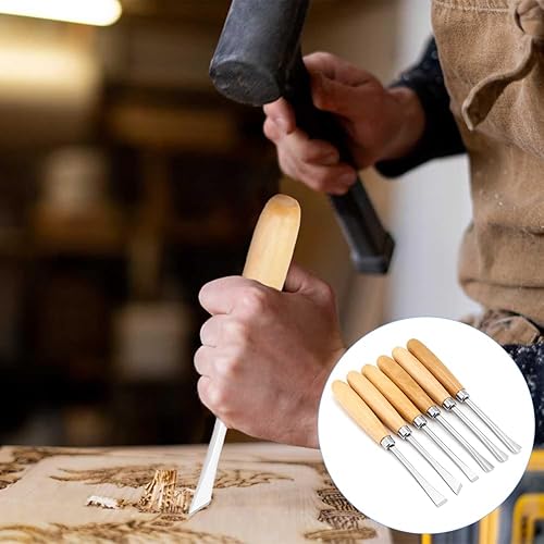 Set di Scalpelli a Mano per Intaglio del Legno, Scalpello Craft Coltello da Manico Scultura Cera Kit Strumenti Del Sculture Esperti Carpentieri Principianti Coltelli Acciaio Fai Te Sgorbie Raschietti - Honorern