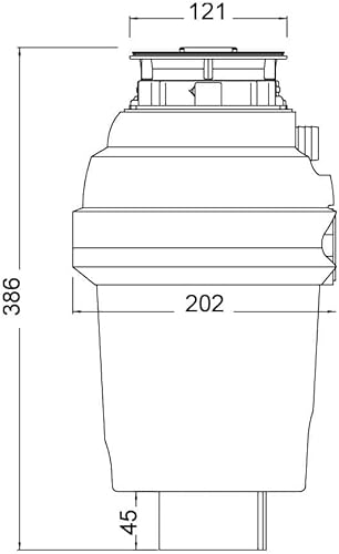 Dissipatore tritarifiuti Plados CIRCLE75 potenza 550w - Honorern