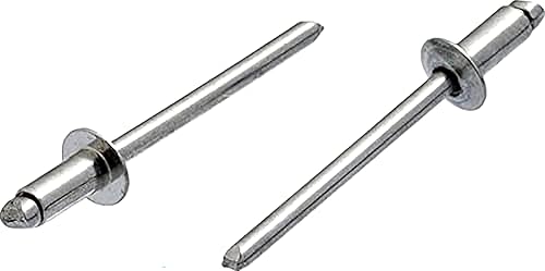 Rivetti a cupola in acciaio inox di grado marino, 4,8 mm x 8 mm, A4 (confezione da 20) - Honorern