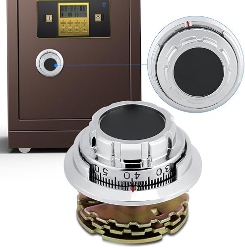 EVTSCAN Kit serratura meccanica per cassaforte, serratura con quadrante codificato a disco Serrature a combinazione in metallo per portagioie Cassetta di sicurezza Armadietto per documenti - Honorern