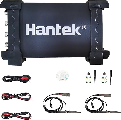 Hantek 6074BC, oscilloscopio a memoria digitale con base USB, 4 CH, 70 MHz, banda larga - Honorern