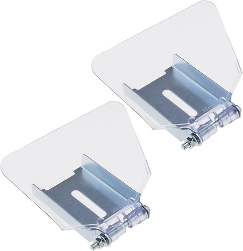 2 Visiera per smerigliatrice da banco compatibile con smerigliatrici da banco, tipo 125/150, strumento di fissaggio per scudo di strumenti, alloggiamento antiruggine in acciaio inossidabile - Honorern