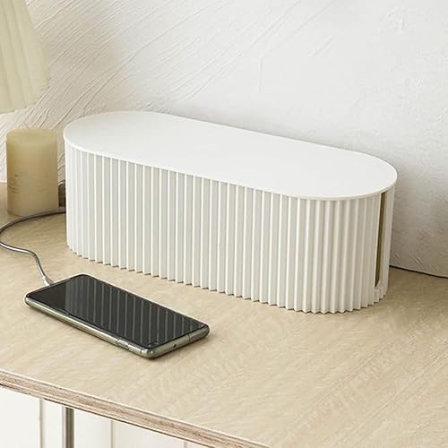 Scatola organizer for la gestione dei cavi for coprire e nascondere i cavi cavi cavi di prolunga caricabatterie, spine TV, cavi elettrici di rete - Honorern