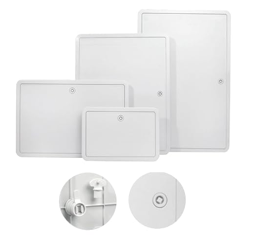 Sportello in ABS per contatori acqua, gas ed Enel in abs con meccanismo di chiusura (60X40) - Honorern