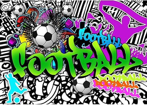 Runa Art Carta da parati fotografica 396 x 280 cm Stadio di calcio | Vello Decorazione Murale Soggiorno Camera Da Letto | Manifattura tedesca | verde giallo 9049012b - Honorern