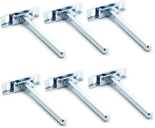 Reggimensola Invisibile Mensola | 76x19x11 mm | Staffa Mensola Galleggiante 10x100 mm | 6 Pezzi | Supporto per Mensola Galleggiante | Staffe per Mensole Galleggiante Sicure e Stabili - Honorern