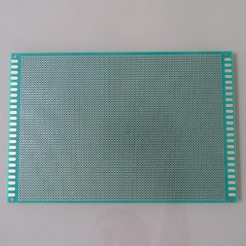 2 pezzi 12 x 18 cm Pitch 2,0 mm 2 mm distanza fori su entrambi i lati doubble Side Fibreglass griglia perforata FR4 Prototype Paper PCB scheda esperimento Matrix Circuit Board - Honorern
