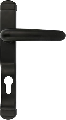 Amig - Set Maniglie Porta Interne | Alluminio Bianco | Design Moderno | Facile Installazione | Serratura 85mm | Misura 225x30mm Chiusura per Porte, Bianco, Standard, Plastica - Honorern