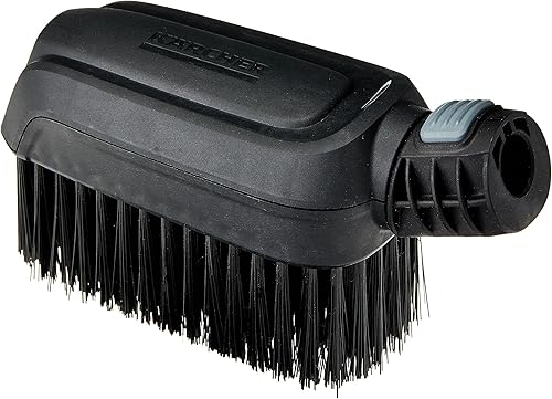 Kärcher WB 24 - Spazzola per lavaggio manuale per KHB 6 e KHB 5 (getto piatto integrato, setole extra lunghe e stabili, testina girevole con incrementi di 90°, connettore Quick Connect) - Honorern