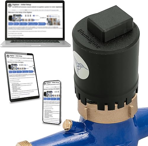 Misuratore Digitale dell'Acqua multimediale. 85 mm (AI on The Edge). Contatore d'Acqua Digitale HomeAssistant. Contatore dell'Acqua (Made in Germany). Contatore Acqua WiFi in Tempo Reale - Honorern