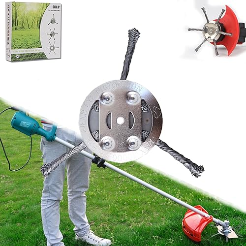 Testa Tosaerba In Filo Di Acciaio,testina Per Tagliaerba In Filo Di Acciaio,testa Tosaerba In Filo D'acciaio,filo Di Acciaio Da 3/6 Tagliaerba Testa,lame Di Ricambio Per Testine Wacker Per Erbacce-B - Honorern