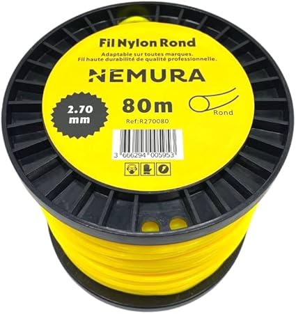 Filo per decespugliatore Quadrato Ø: 2,40mm, L: 400m - Compatibile con altre marche - Elevata durata - Qualità professionale - Marchio francese - Honorern