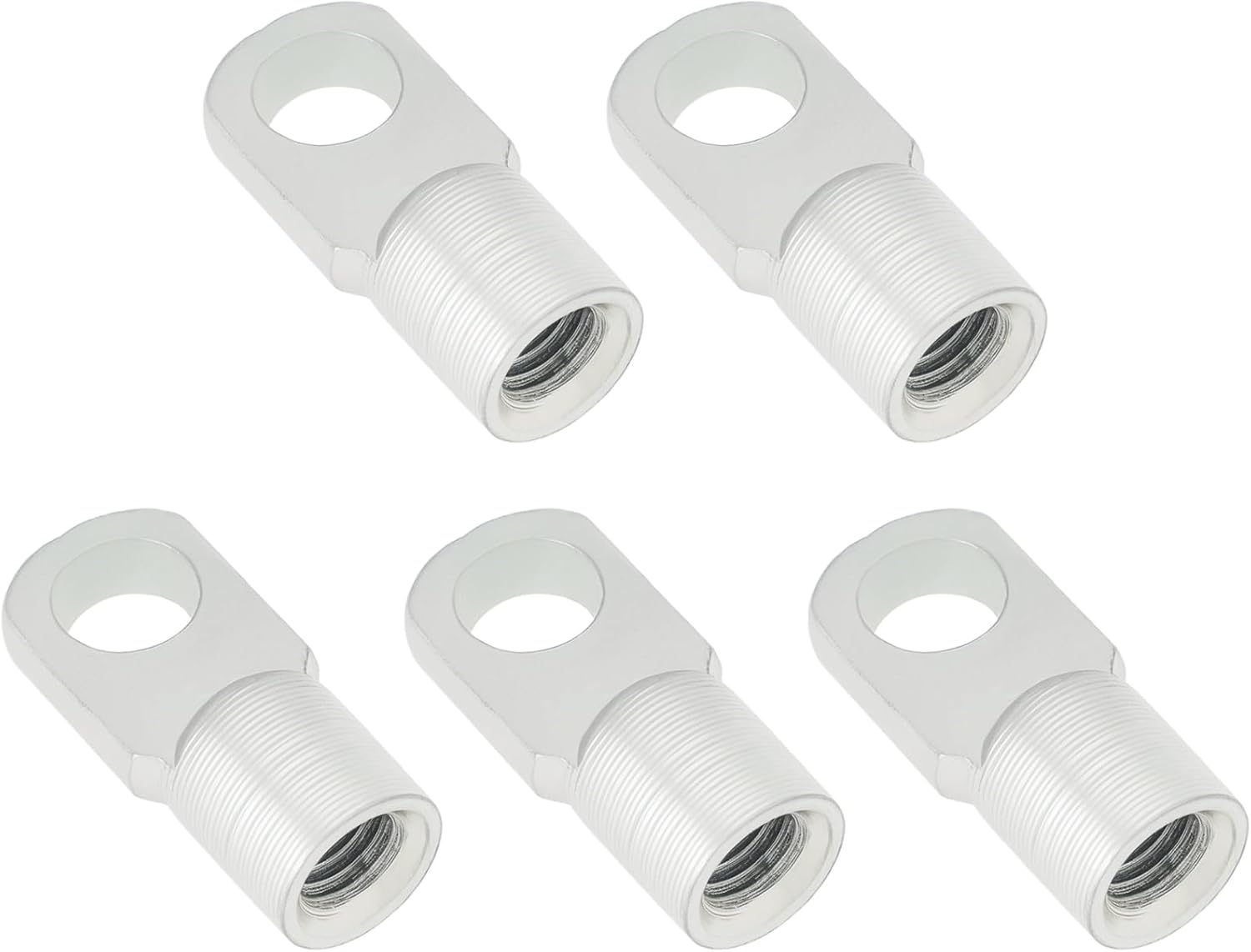 eMagTech 5pcs M6 Supporto Molla A Gas Giunto Piatto Connettore Foro Diametro 6,5 Mm Acciaio Zincato Raccordo Terminale Per Porte Cappe Pensiline Giunto Incernierato Orizzontale - Honorern