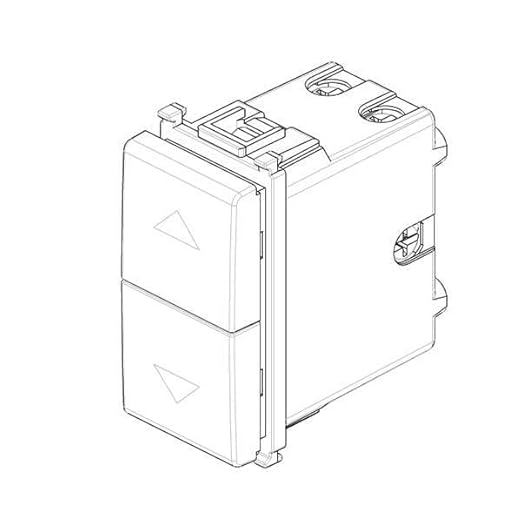 VIMAR PLANA COMMUTATORE SALITA DISCESA 2 POLI 10A BIANCO 14060 - Honorern