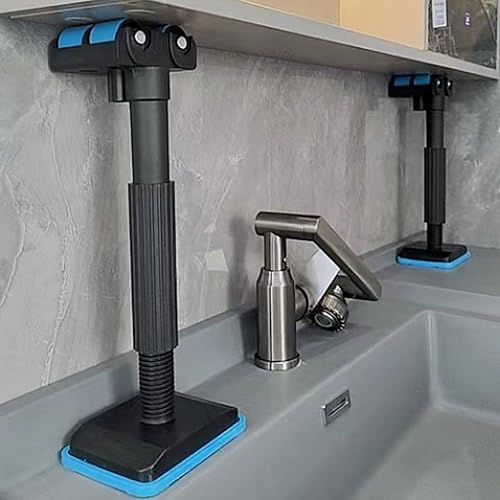 Staffa per da soffitto, asta di supporto telescopica - Puntello allungabile in cartongesso | Pali di supporto per il carico, supporto sicuro per cartongesso per soffitto in cartongesso, telescopico pe - Honorern