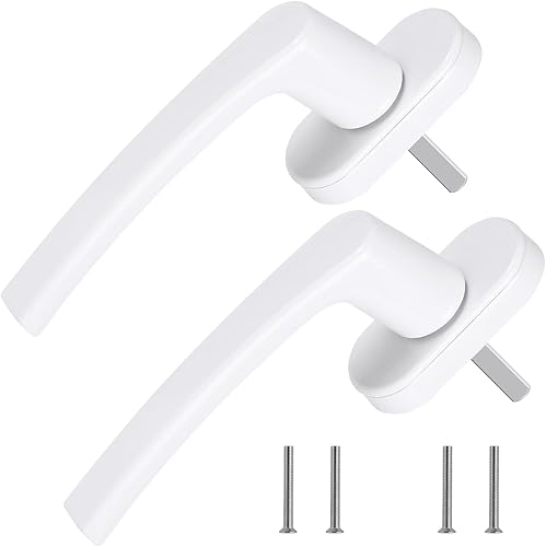Flintronic 4 Pezzi Serrature di Sicurezza per Finestra e Porta, Window Sash Jammers in Lega di Alluminio, Serrature di Sicurezza Porta e Finestra, Adatto per PVC e Legno/Composito - Honorern