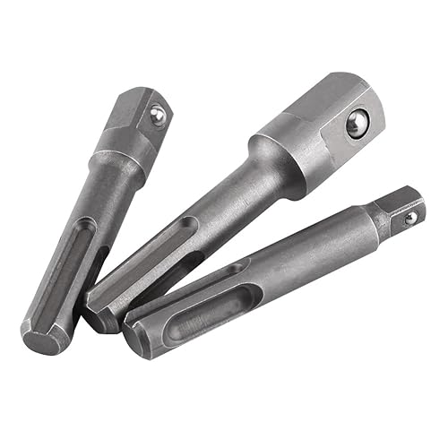 Supporto SDS Plus a 1/4' Adattatore Esagonale + 1/4' 3/8 '1/2' Connettore di Estensione del Supporto per Trapano a Vite, Dadi, Qualsiasi Trapano e Palmare - Honorern