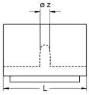Set di 8 feltrini per sedia a sdraio con diametro di 18 – 20 mm, per mobili, con superficie di scorrimento in feltro antirumore - Honorern
