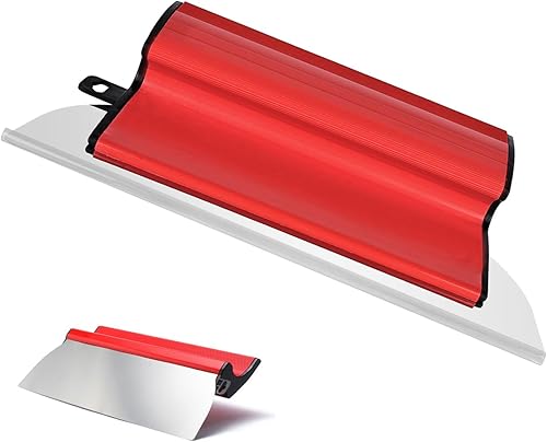 Spatola per superfici professionale, in acciaio inox, per intonacare pareti, soffitti (dimensioni: 25 cm) (ML317) - Honorern