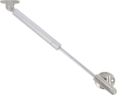 Amig - Bussola a gas per sollevare porte apribili per mobili | Mod.98 | Resistenza di carico: 12 kg | Ammortizzatore regolabile per apertura verso l'alto senza impatto | Argento - Honorern