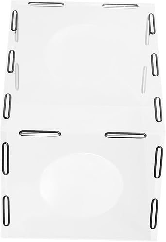 Scatola per Polvere per Lucidatura, Scatola per Polvere per Smerigliatura Rettangolo Diffuso Ad Alta Trasparenza con 2 Fori per Uso Domestico - Honorern