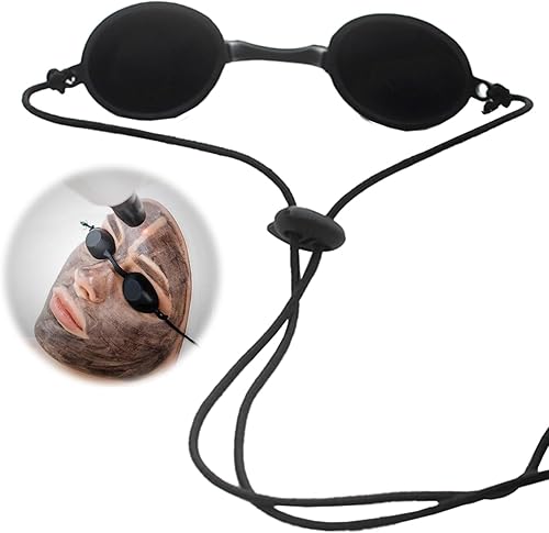 Occhiali da solarium, occhiali di protezione UV, occhiali di protezione a infrarossi, luce rossa, occhiali di protezione, lampada a luce rossa, protezione per gli occhi, solarium per terapia, occhiali - Honorern