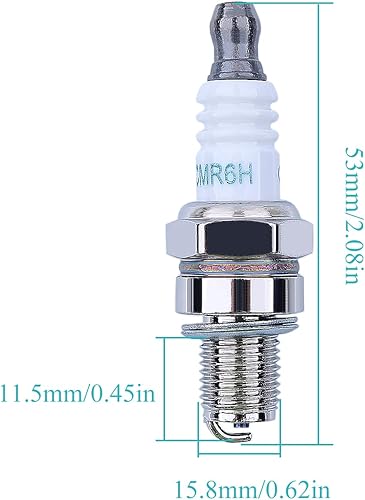 CMR6H Candela per Stihl MS171 MS181 MS211 MS192C MS193T MS201T MS201TC MS201 MS201C MS251 Motosega BR550 BR600 BR500 BG86 Sostituisci per NGK 3365 - Honorern