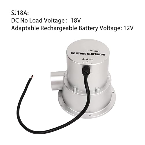Turbina Idroelettrica Piccolo Generatore Idroelettrico Ad Acqua Motore Brushless a Magneti Permanenti Generazione di Energia Idroelettrica Turbina a Flusso D'acqua Generatore (SJ18A) - Honorern