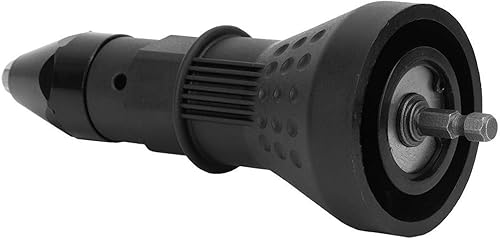 Adattatore per Trapano per Rivetti, Attacco per Pistola rivettatrice ad Alta Resistenza Risparmio di manodopera Forte Durata Dimensioni Portatili per Esterni(Nero) - Honorern