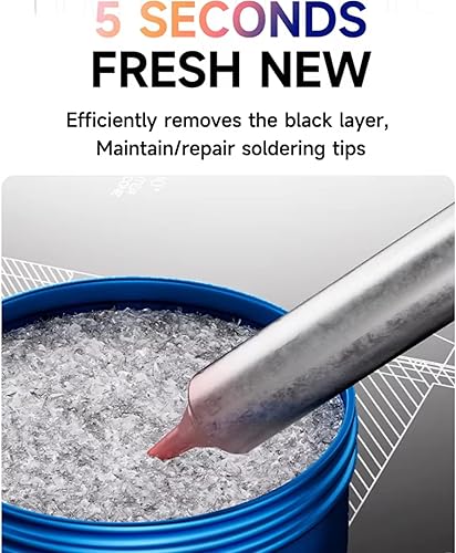 Antiaderente Stagno Saldatura Crema Pasta Pulita Ossidi Punta di Ferro per Saldatura Rinfresca Punta Attivatori Tinner Saldatore Punta Rinfresca - Honorern