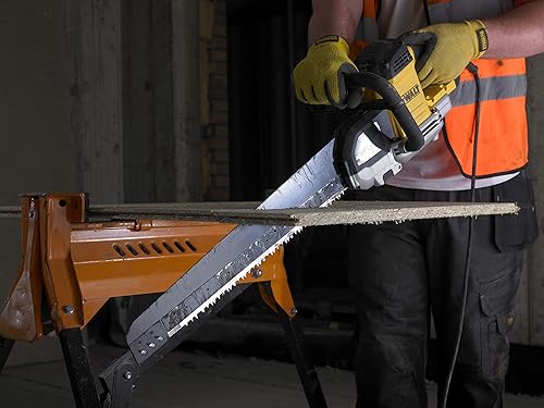 DeWalt LAMA PER SEGA ALLIGATOR - 528 x 425 mm - ( Legno duro, tenero e compensato. 32 denti HSS ) - (Compatibile con DWE397 / DWE398), Nero - Honorern