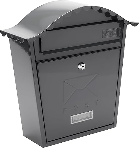 Burg-Wächter Cassetta Postale Classica Char Grn MB01CG, Verde Chartwell, 36x37x13cm - Honorern