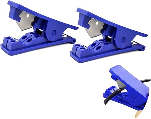 2Pcs Tagliatubi in Plastica,Tagliatubi in PVC per Tubi in Plastica PEX PVC PPR e Altri Materiali Compositi Cesoie per Tubi in Plastica(Blue) - Honorern
