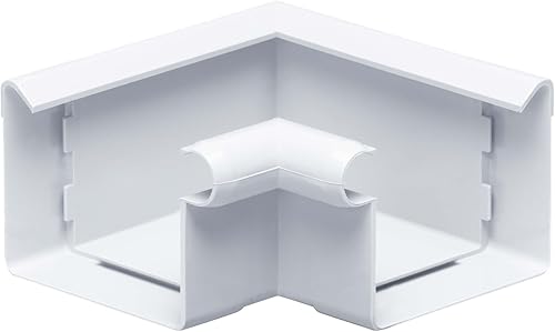 INEFA angolo di apertura di 90 °, scatolare, all'interno perlina, plastica 68mm Grigio - Honorern