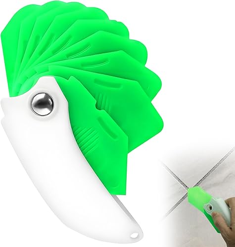 9 in 1 Strumento per calafataggio in silicone, Strumento per dita per calafataggio multifunzionale Strumento portatile per calafataggio di giunti Raschietti per angoli Strumento per la rimozione - Honorern