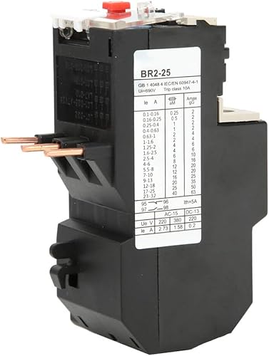 Relè termico elettrico 7A-10A, con funzioni multiple, ampiamente utilizzato nei motori elettrici, CPN BR2-25 - Honorern