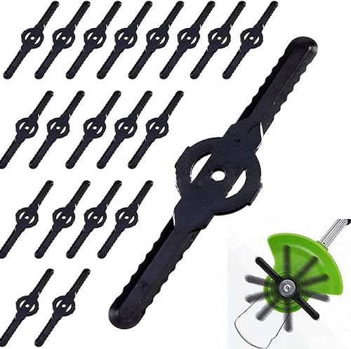 20 Pezzi Lame per Tagliaerba Lame di Ricambio per decespugliatore Lame in Plastica Tosaerba Lame di Ricambio lame di ricambio per tagliaerba Lame in plastica per tagliaerba Lame di ricambio - Honorern