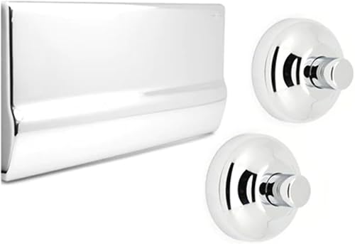 PLACCA 2 ROSONI BOTTONI e PROLUNGA PUCCI CROMATO 80007522 - Honorern