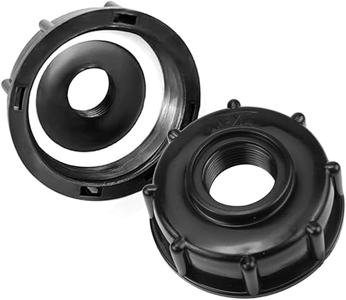 2 Pezzi Adattatore IBC s60x6 Connettore per Valvola Serbatoio Acqua 3/4' IBC Connettore di Ricambio per Connettori per Casa e Giardino - Honorern