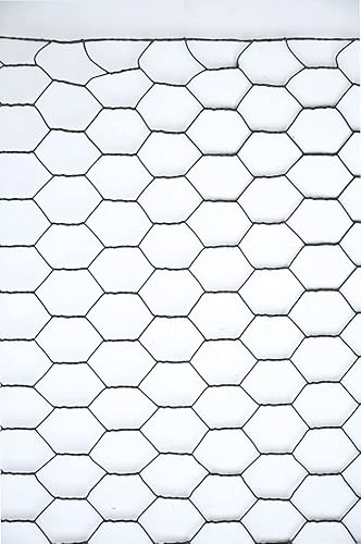 VERDELOOK Rete Metallica plastificata Esaplast 0.5x10 m con Maglia da 25 mm, Filo 1,0 - Honorern