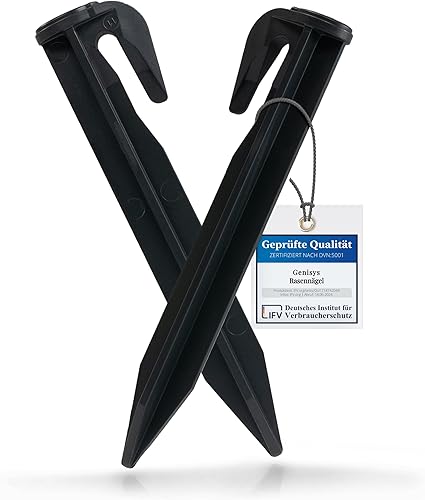 Gancio Compatibile con LANDROID della Worx Chiodi picchetti di Fissaggio Cavo Robot rasaerba Ancoraggio a Terra - ABS HQ Rinforzato, Pezzo:100 - Honorern