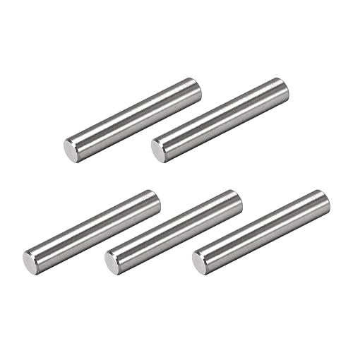 Tassello Perno (8x45mm) 5Pz, 304 Acciaio Inox Scaffale Supporto Pioli Perno Fissaggio Elementi - per Metallo Dispositivi, Mobili Installazione, Industriale, Fai da Te - Honorern