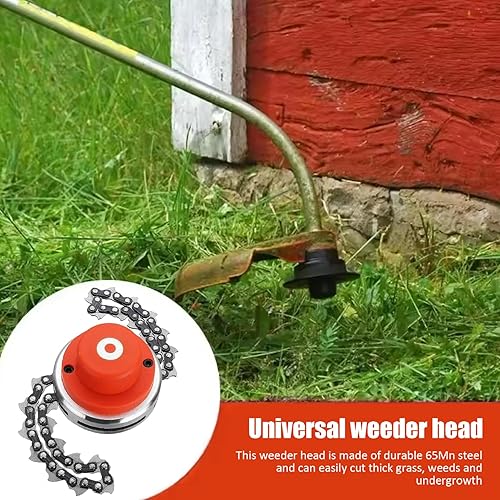 Sostituzione della testa della catena del tosaerba testa universale per prato da giardino esterno, parti del trimmer in lega di alluminio professionale accessori da giardino - Honorern