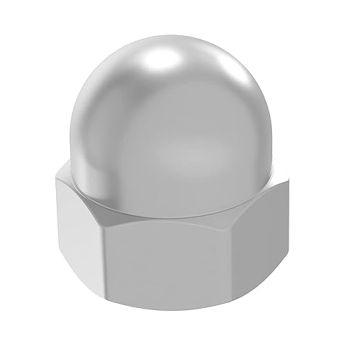 dado cieco M12, acciaio inossidabile V2A VA A2, DIN 1587, esagono, forma alta, 20 pezzi - Honorern