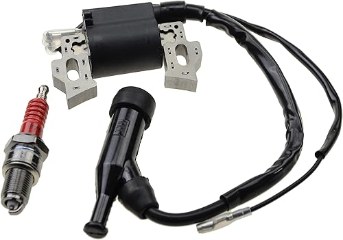 GOOFIT Bobina di accensione Candela F7TC sostituzione per 2 tempi Gx120 Gx160 Gx200 5.5hp 6hp 6.5hp 7hp 168F 168FA 168FB Generator Lawn Mower - Honorern
