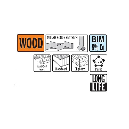 CMT ORANGE TOOLS OMS07-X1 LAMA MULTIFUNZIONE PER FEIN SUPERCUT E FESTOOL VECTURO PER TAGLIO LEGNO BIM 68x40mm 18TPI - Honorern