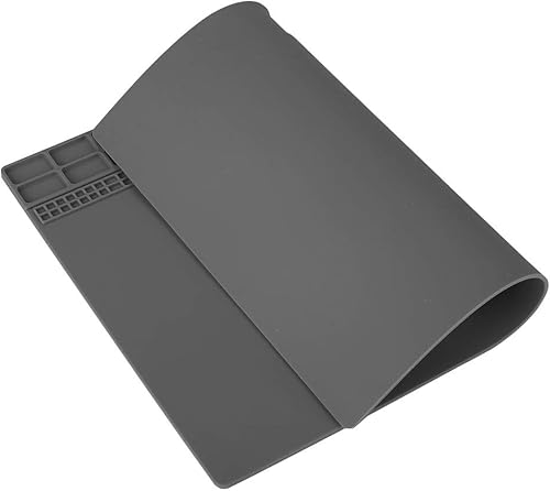 Tappetino di riparazione in silicone resistente al calore Tappetino di isolamento termico Tappetino di riparazione elettronico in silicone magnetico anti-alta temperatura e anti-corrosione(blu - Honorern